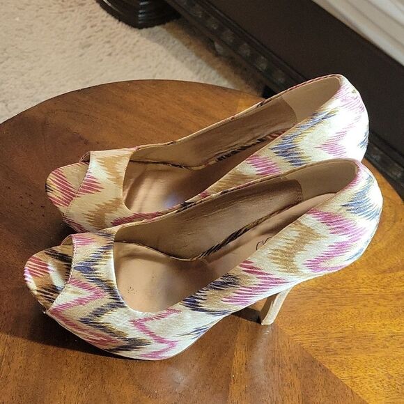 DEB WOMEN"S PEEP TOES HIGH HEEL STILETTOS PUMP SHOES - Picture 7 of 15